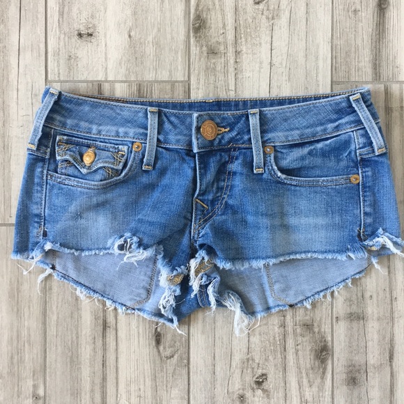 True Religion Pants - True Religion Cut Off Shorts Joey Size 24